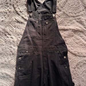 H&M Black Denim Overalls